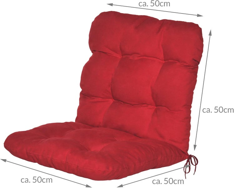 Beautissu Flair NL Niederlehner 100x50x8cm Rot