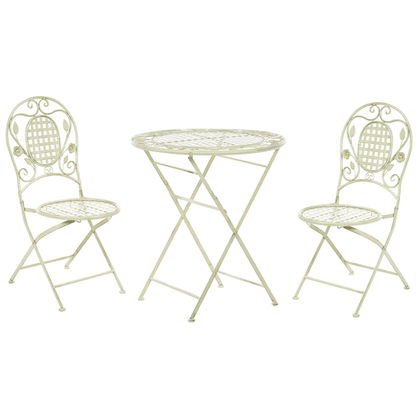 Bistro Set klappbar BIVIO Metall Hellgrün
