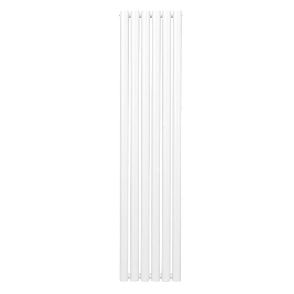 Oval Röhrenheizkörper - 1600mm x 360mm - Weiß