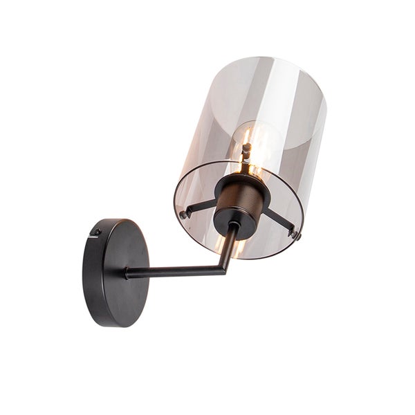 Wandleuchte mit zylindrischem Lampenschirm