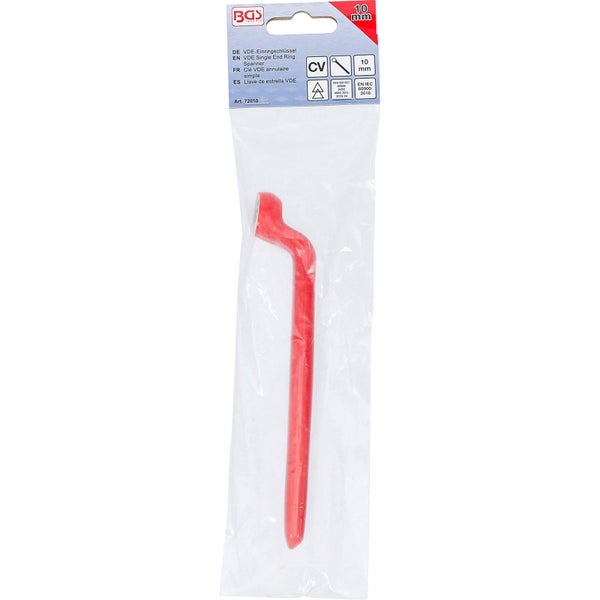 BGS VDE-Einringschlüssel tief gekröpft SW 10 mm - 72010