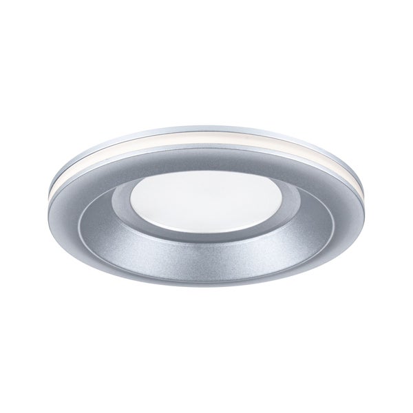 LED Einbauleuchte Sormus 3er-Set IP65 rund 100mm 3x4,8W / 1,5W 560lm / 180lm 230V 3000K Chrom matt
