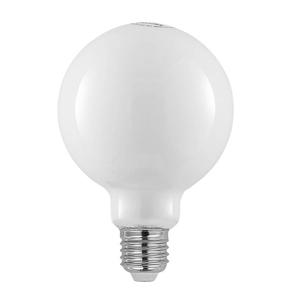 Mattierte LED-Globelampe mit E27 Sockel.