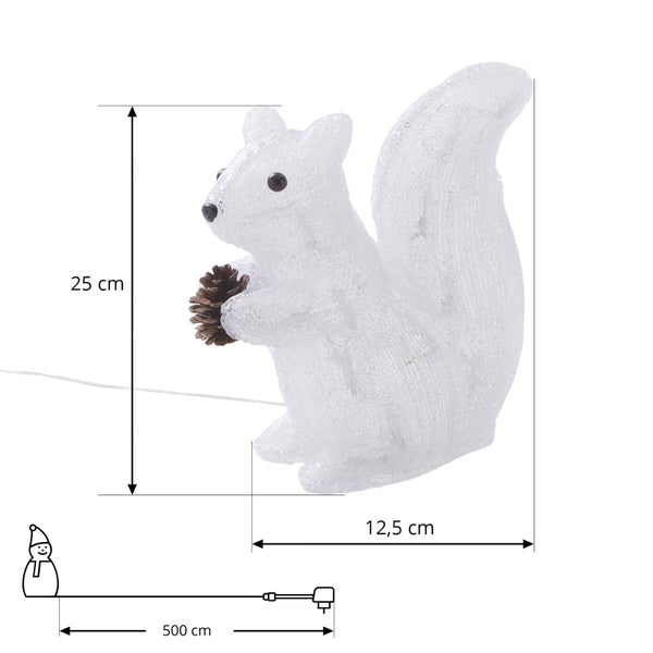 Lindby LED Yuki in Weiß (1 flammig, ) Wohnzimmerleuchte