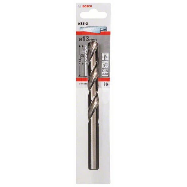 Bosch 1x Metallbohrer HSS-G DIN 338 13 x 101 x 151 mm - 2608585942