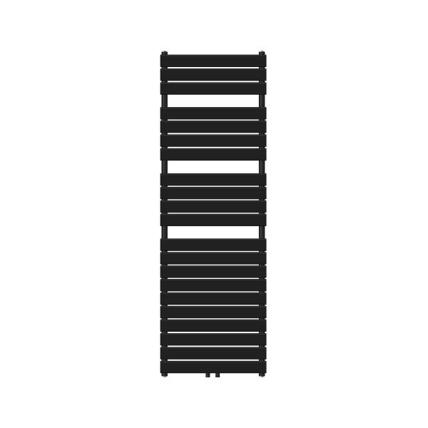 VERONA Design-Badheizkörper 1400 X 500 Mm – Anthrazit/schwarz, Handtuchtrockner Mit 566 W Leistung, EN 442 Geprüft