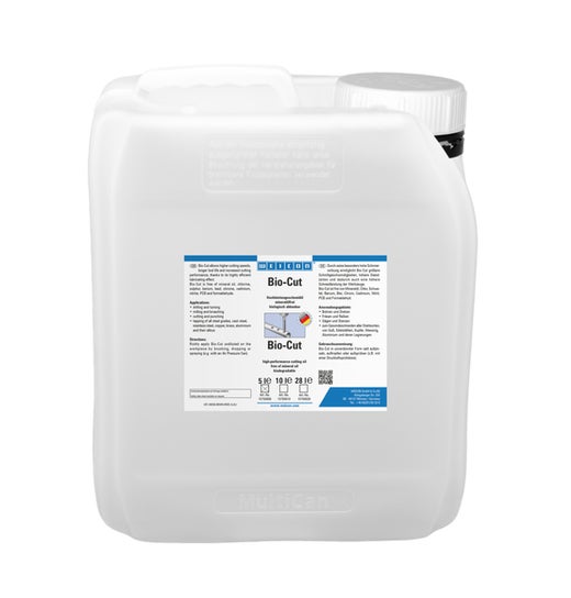 WEICON Bio-Cut|Bohr- und Schneidöl|5 L|transparent