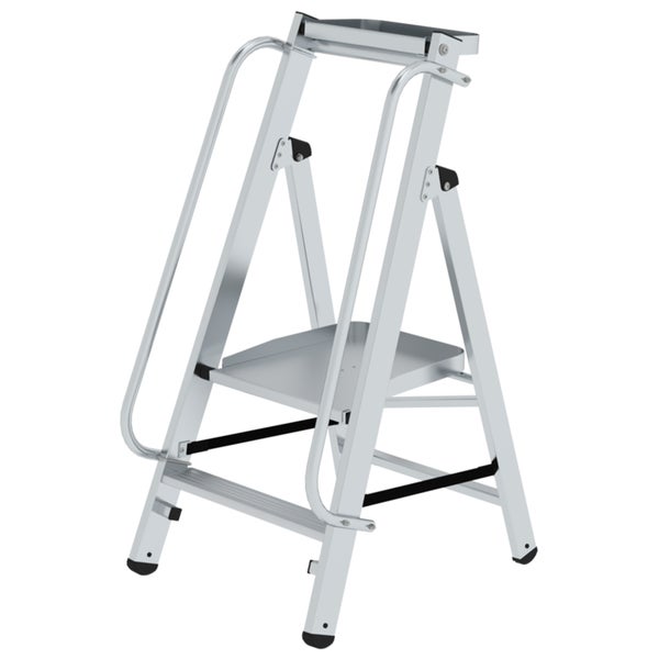 Trittleiter mit Sicherheitsbügel und einer Stufe