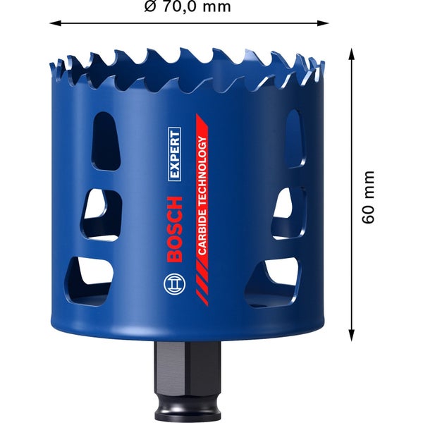 Bosch Expert Tough Material Lochsäge 70 x 60 mm - 2608900434