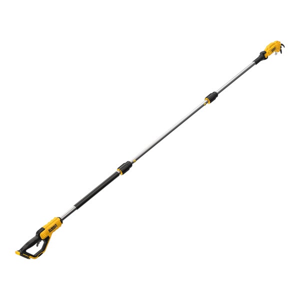 DeWalt Teleskop-Astschere mit ergonomischem Griff und ausziehbarem Stiel für die Baumpflege.
