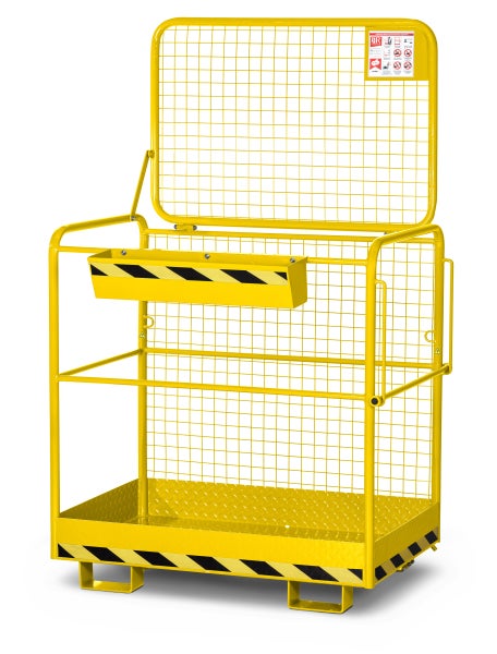 RR Industrietechnik Arbeitskorb Typ RAK-Eco RAL 1023 verkehrsgelb