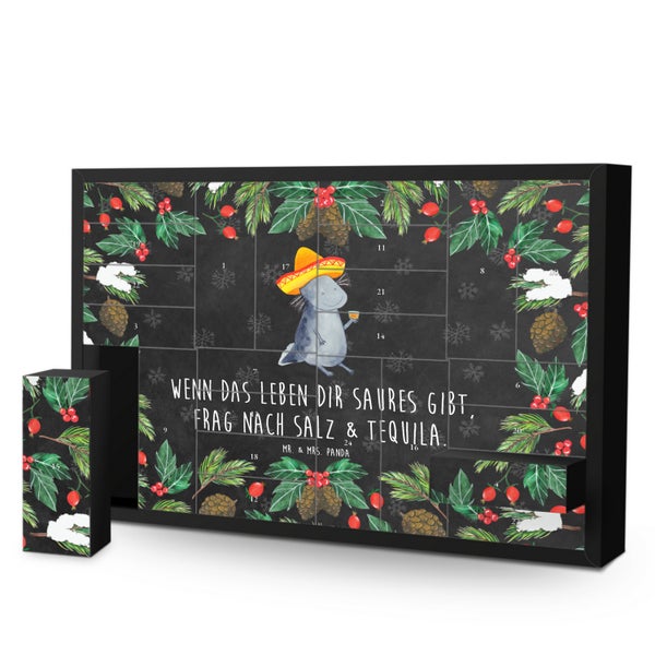Mr. & Mrs. Panda Befüllbarer Adventskalender Axolotl Tequila - Schwarz