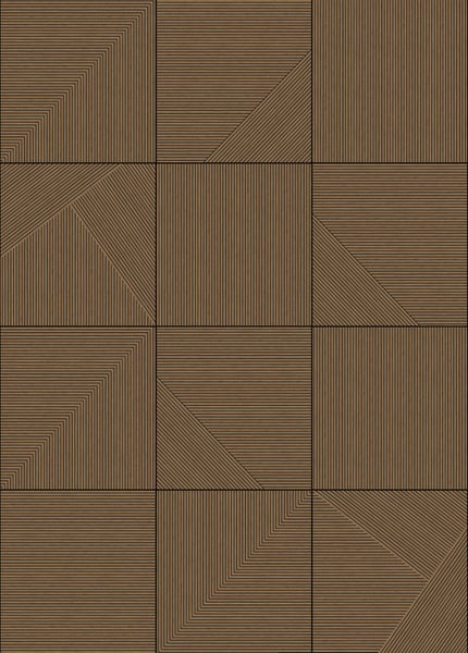 Origin Wallcoverings Fototapete 3D Holzoptik Braun - 200 x 279 cm - 357315