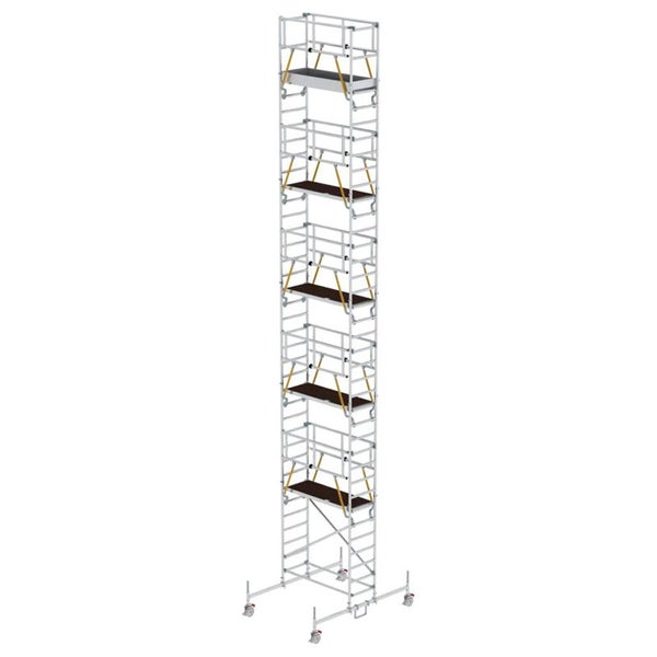 MUNK Rollgerüst SG mit Ausleger 0,75x1,80m Plattform 12,35m AH