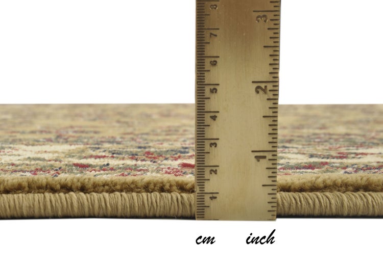 Gewebter Teppich im Orient-Design Hamadan Sand 80x250 cm