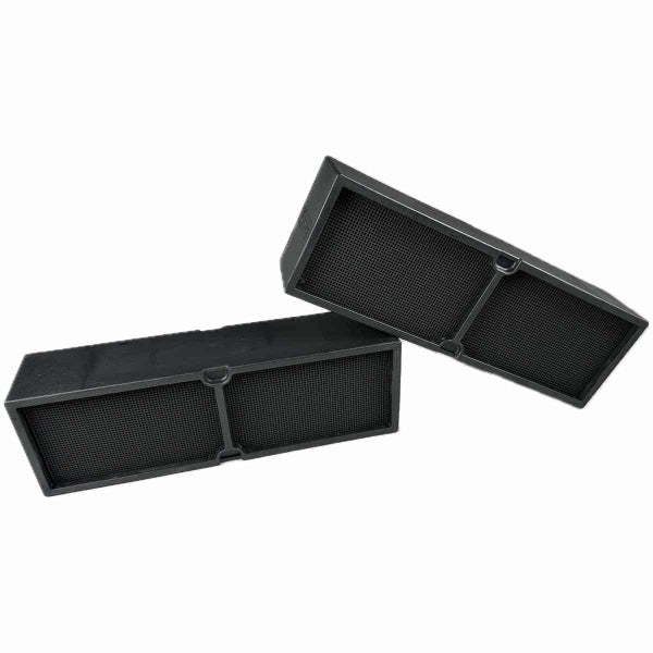 Zwei Aktivkohlefilter zur Luftreinigung