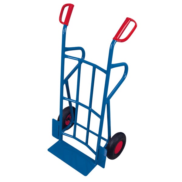 Sackkarre aus Metall mit zwei Rädern und Griffen