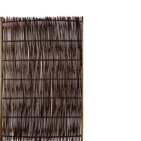 Sichtschutzzaun aus Weide für den Garten