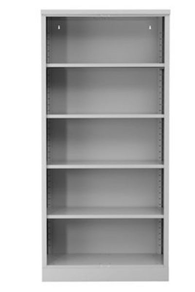 PROREGAL Aktenregal Butterfly 5 Ordernhöhen HxBxT 195 x 92 x 42 cm Grau