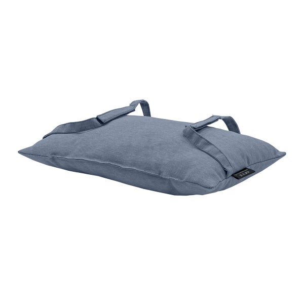 Kissen Panama saphirblau - Ca. 24x40 cm - 4er-Set