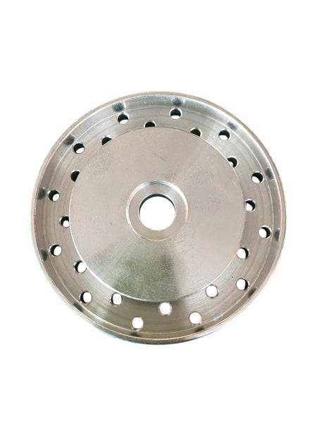 Metallteller mit Löchern