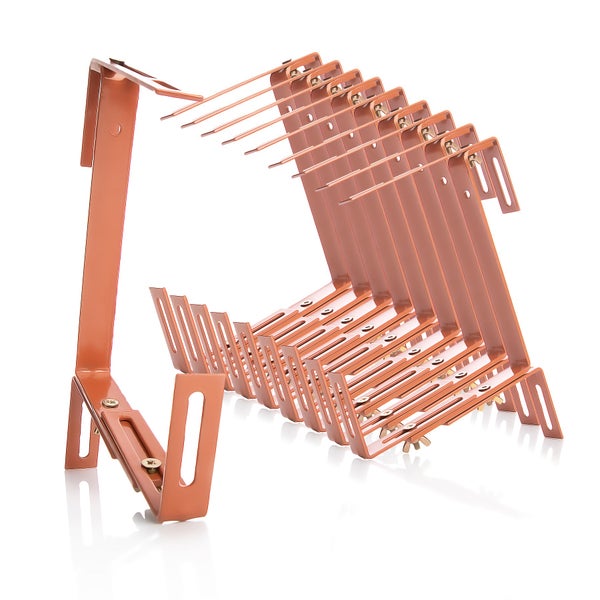 Dachrinnenhalter aus Metall zur Montage an der Dachkante