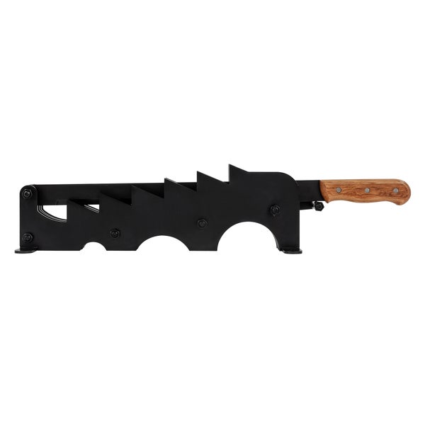 ECD Germany Holzspalter Spanmesser, Brennholzspalter manuell aus stabilem Gusseisen, robuster Kaminholzspalter mit 41cm Klinge, Anzündholz Spalter zur Wandmontage, Kraftspalter für höchste Sicherheit