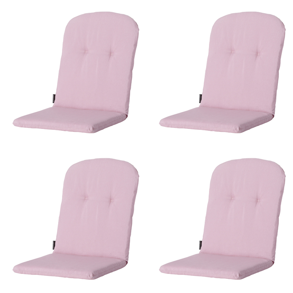 Stuhlauflage Stapelstuhl Panama zartrosa - Ca. 96x45 cm - 4er-Set