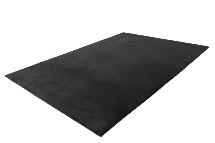 Rechteckiger Teppich in unifarbenem Design fuer den Wohnbereich
