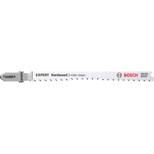 Bosch EXPERT Hardwood 2-side clean T308BFP Stichsägeblatt, 2 Stück - 2608901714