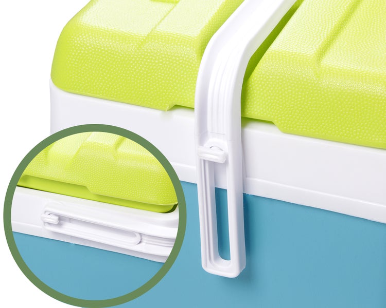 Ondis24 Kühlbox Thermobehälter Promo 35 Liter türkis grün
