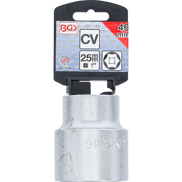 BGS technic Steckschlüssel Einsatz mit 46 Millimeter Schlüsselweite