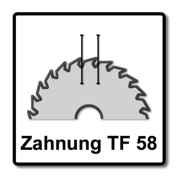 Festool Spezial Kreissägeblatt Set TF58 3x 190 x 2,6 mm 190 mm ( 3x 492051 ) 58 Zähne