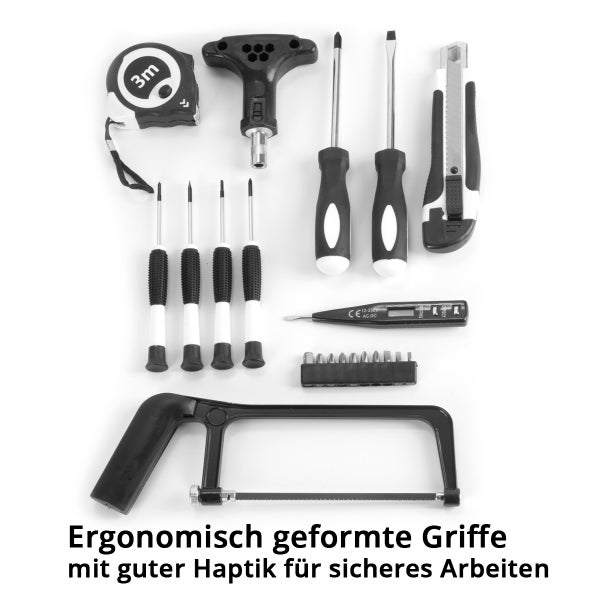 Heimwerker Set HTS-45 ST Werkzeugkasten mit 44-teiligem Werkzeug Set