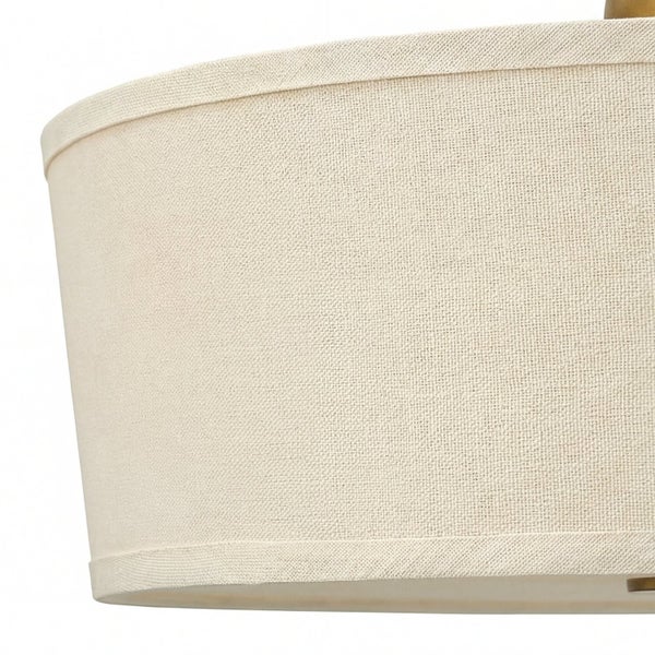 Detailansicht eines Lampenschirms aus Stoff