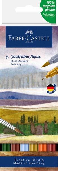Faber-Castell Gofa Aqua Dual Marker Toskana 6er Set