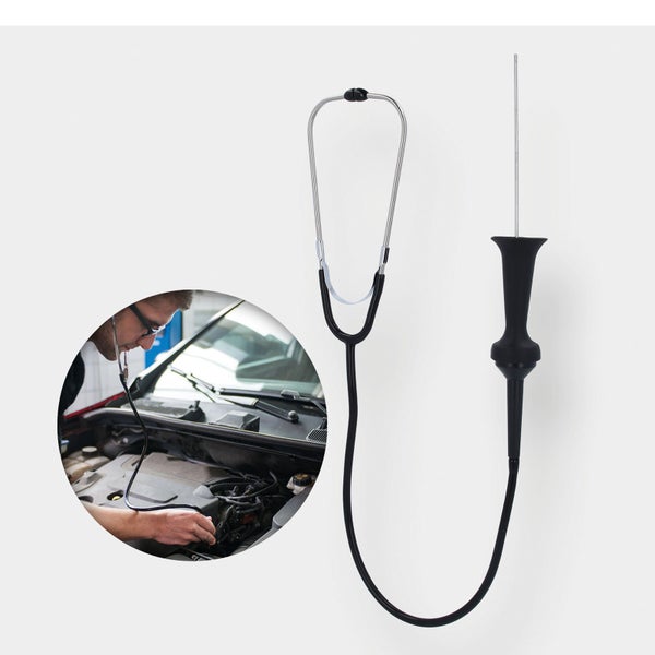 Stethoskop und Einstechlanze zur Bodenanalyse