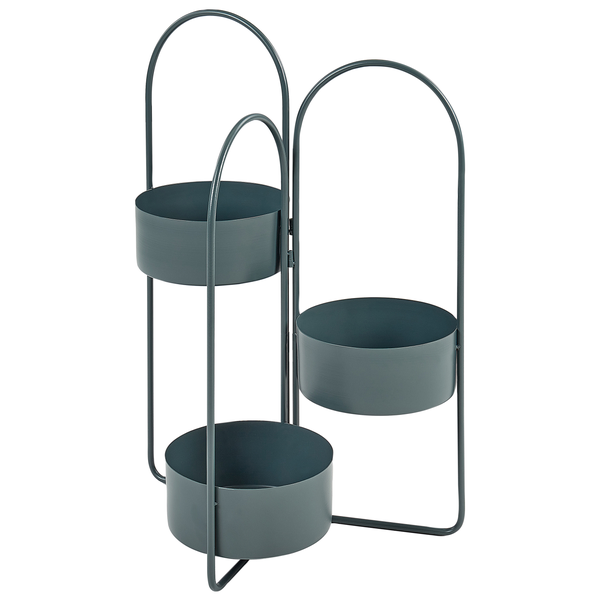 Pflanzenständer COLUTENA Metall 56 cm Dunkelblau