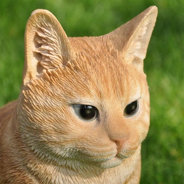 Gartenfigur Dekofigur Katze 29cm