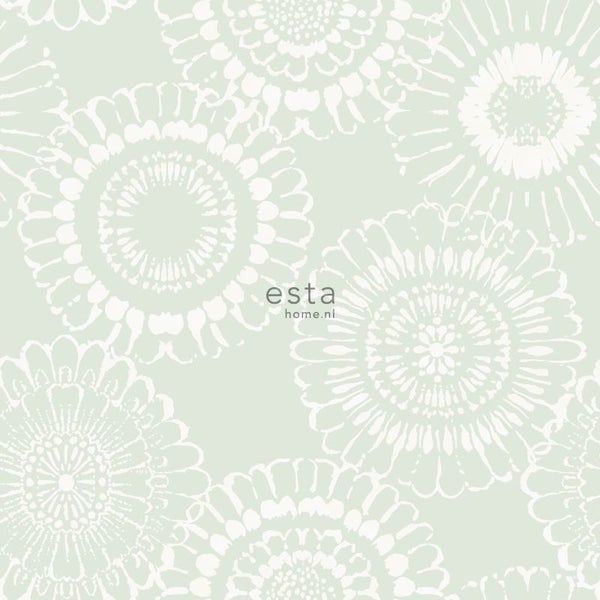 Tapete mit Blütenmuster