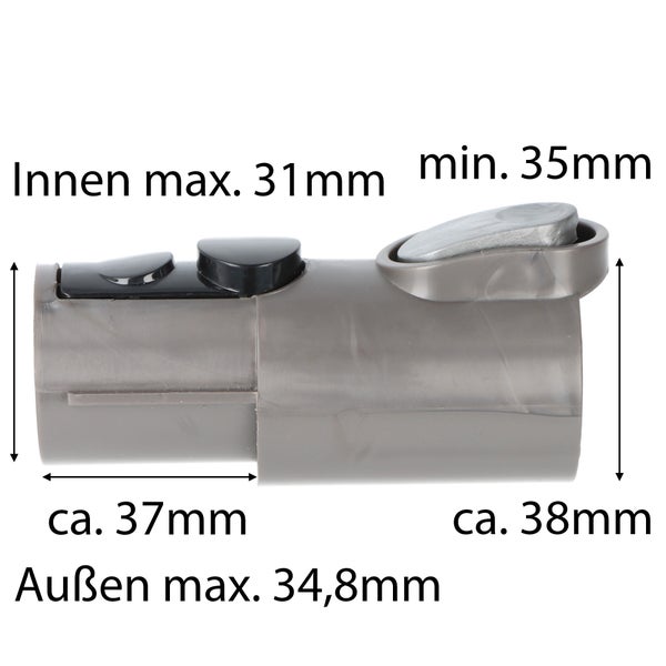 Staubsauger-Adapter passend für Dyson 968235-01 von der alten auf die neue Version