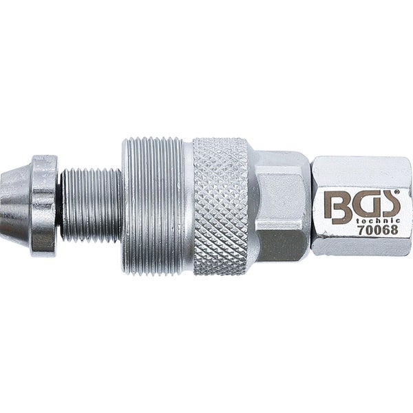 Werkzeugsatz zur Motorreparatur in einem blauen Kunststoffkoffer