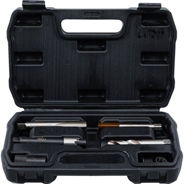 BGS Werkzeugsatz zum Reparieren von Glühkerzengewinden in schwarzem Koffer