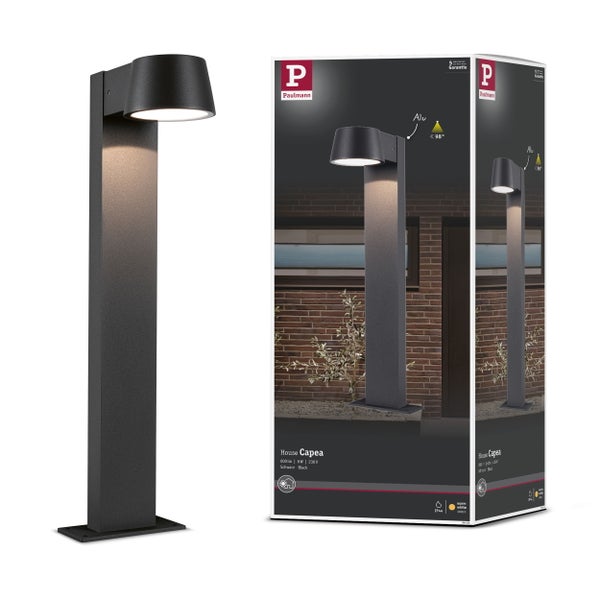 LED Pollerleuchte Capea IP44 500 mm 3000K 6W 500lm 230V Anthrazit Aluminium