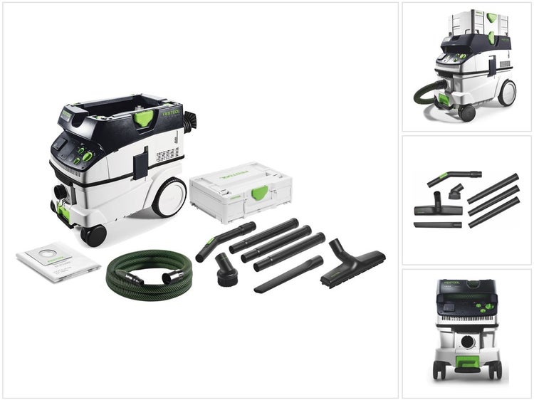 Festool CTM 26 E CLEANTEC Absaugmobil 16 l Staubkl. M + Reinigungsset RS-ST D 27/36-Plus im Systainer