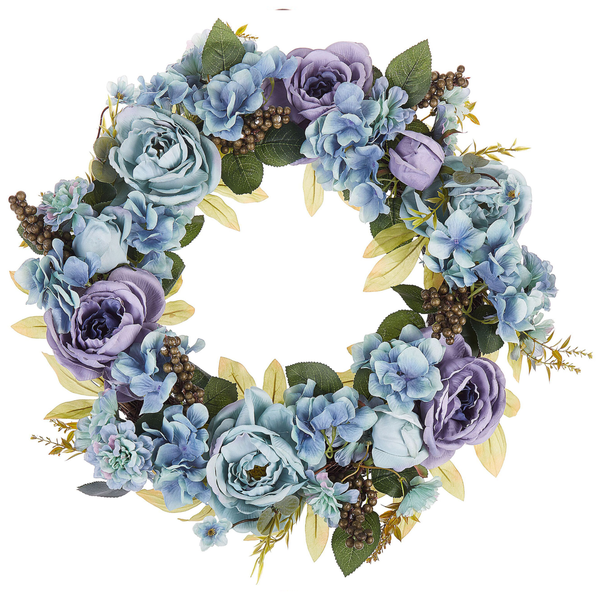 Dekokranz GALDAR 50 cm Blau