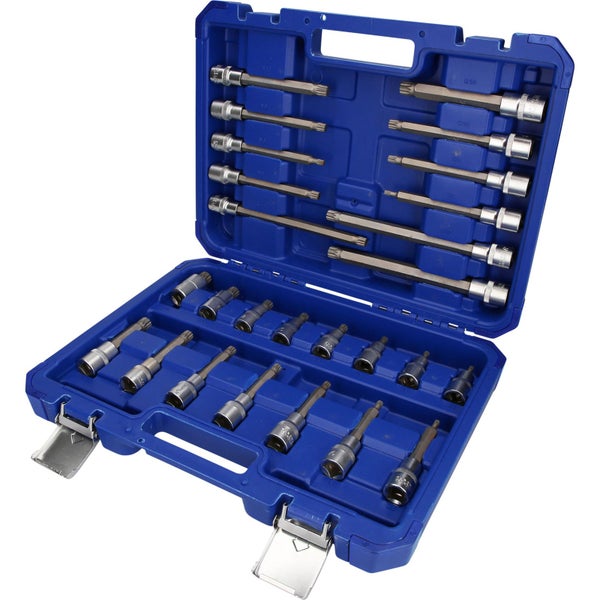 BRILLIANT TOOLS 1/2 Bit-Stecknuss-Satz 26tlg. Vielzahn-Profil XZN - BT022026