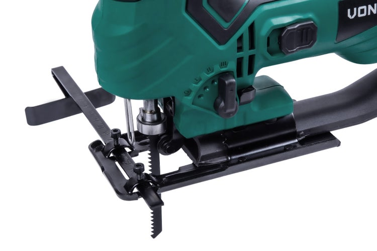 VONROC Stichsäge elektrisch 550W - Pendelhubstichsäge mit Staubabsaugung, variable Schnittwinkel & Geschwindigkeit - inkl. 5 Sägeblätter