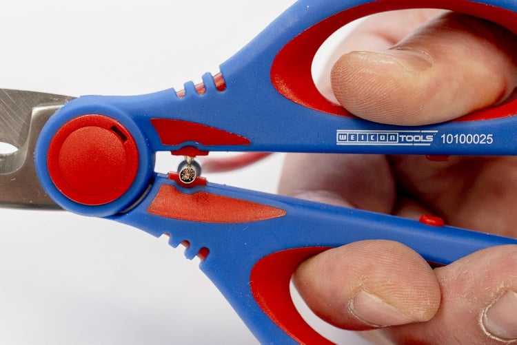 WEICON Elektrikerschere XL Schneiden|Abisolieren|Crimpen
