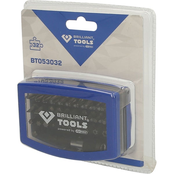 Brilliant Tools Bit-Set mit 32 Teilen in Verpackung